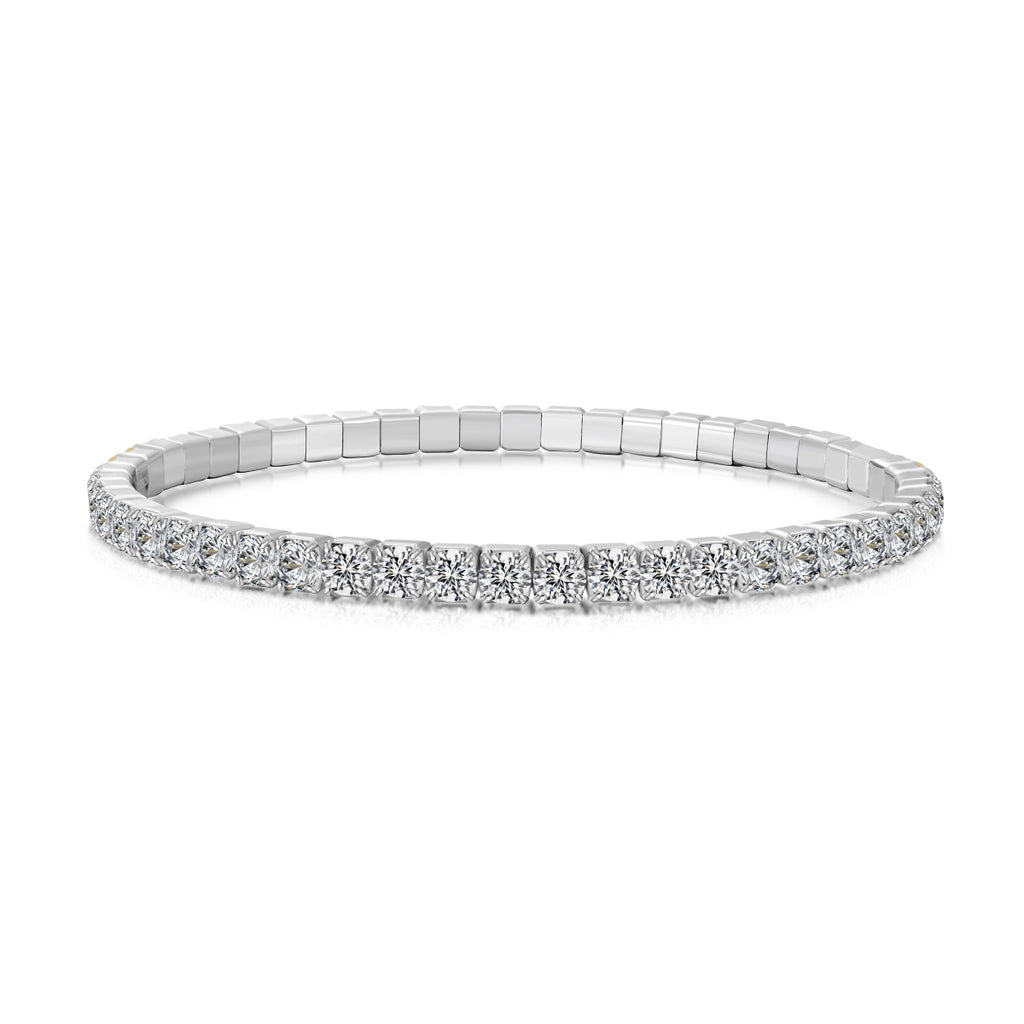 Taşlı Şık Tenis Bilezik – S925