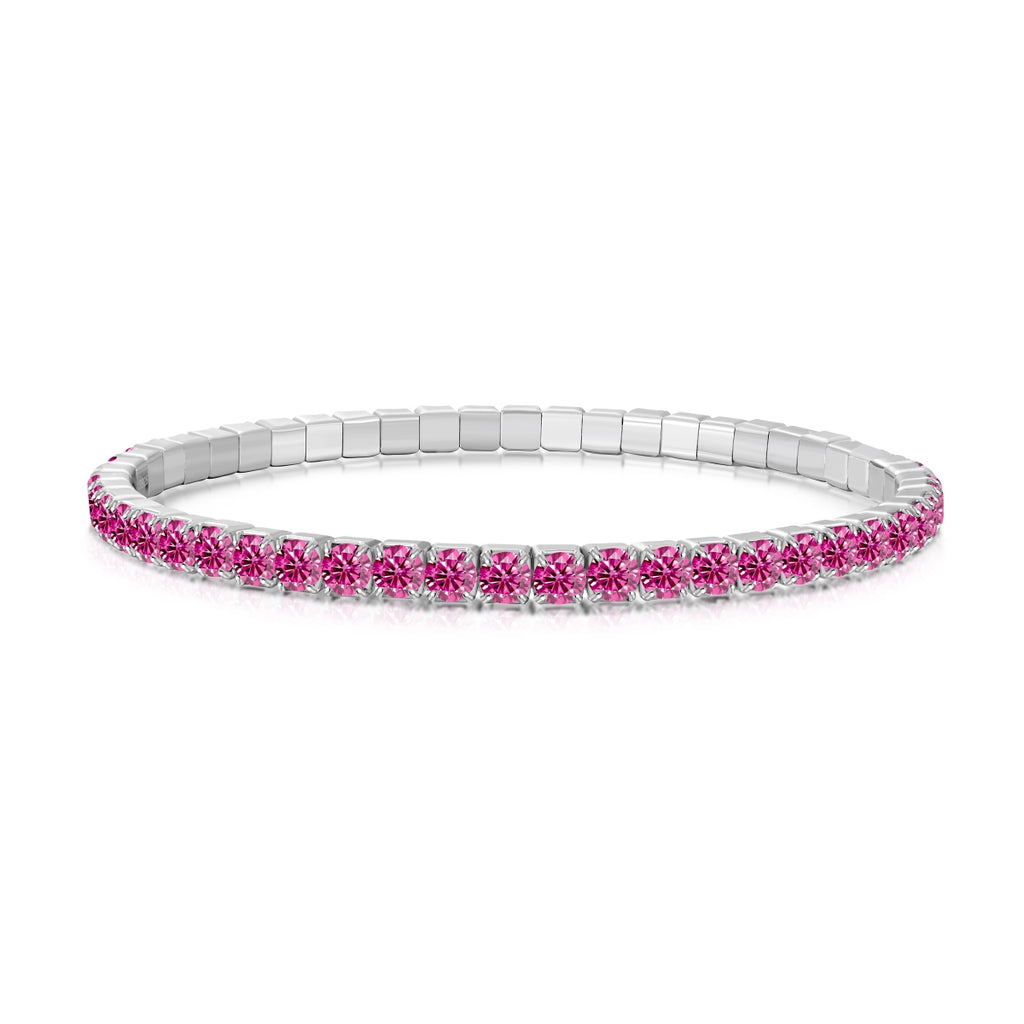 Taşlı Şık Tenis Bilezik – S925
