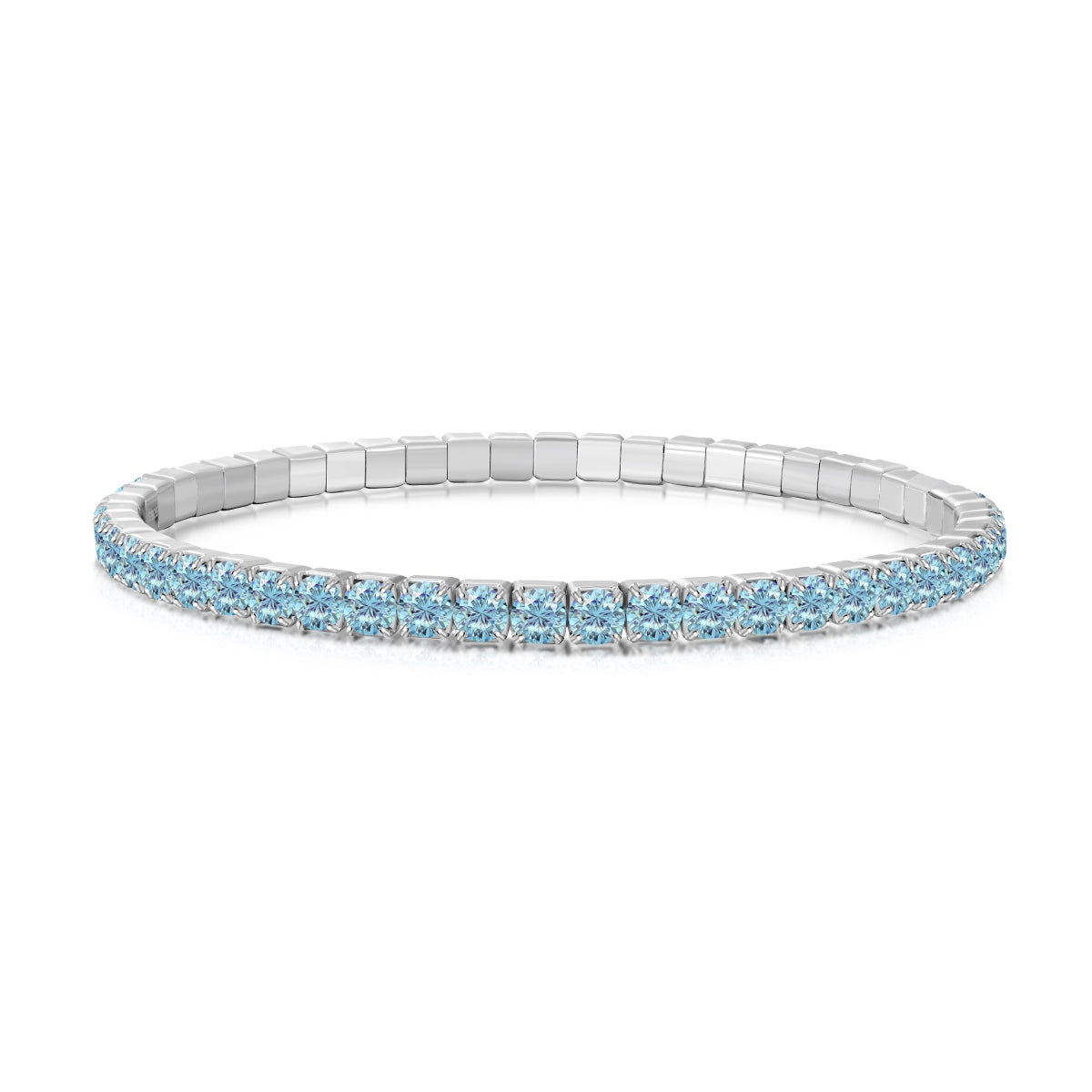 Taşlı Şık Tenis Bilezik – S925