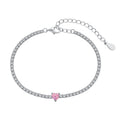 Pembe Kalp Gümüş Kolye – S925
